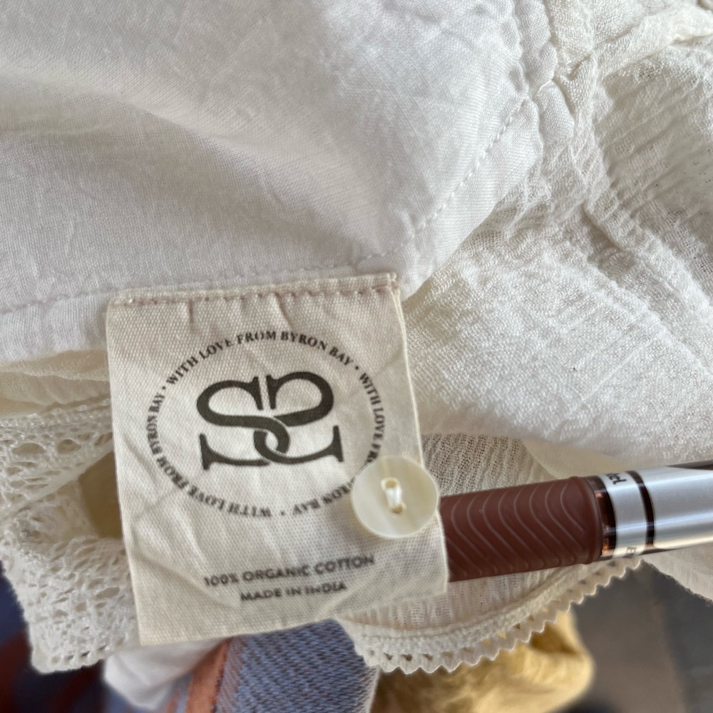 Spell Cream Crochet-Trimmed Peasant Camisole - Picture 8 of 16